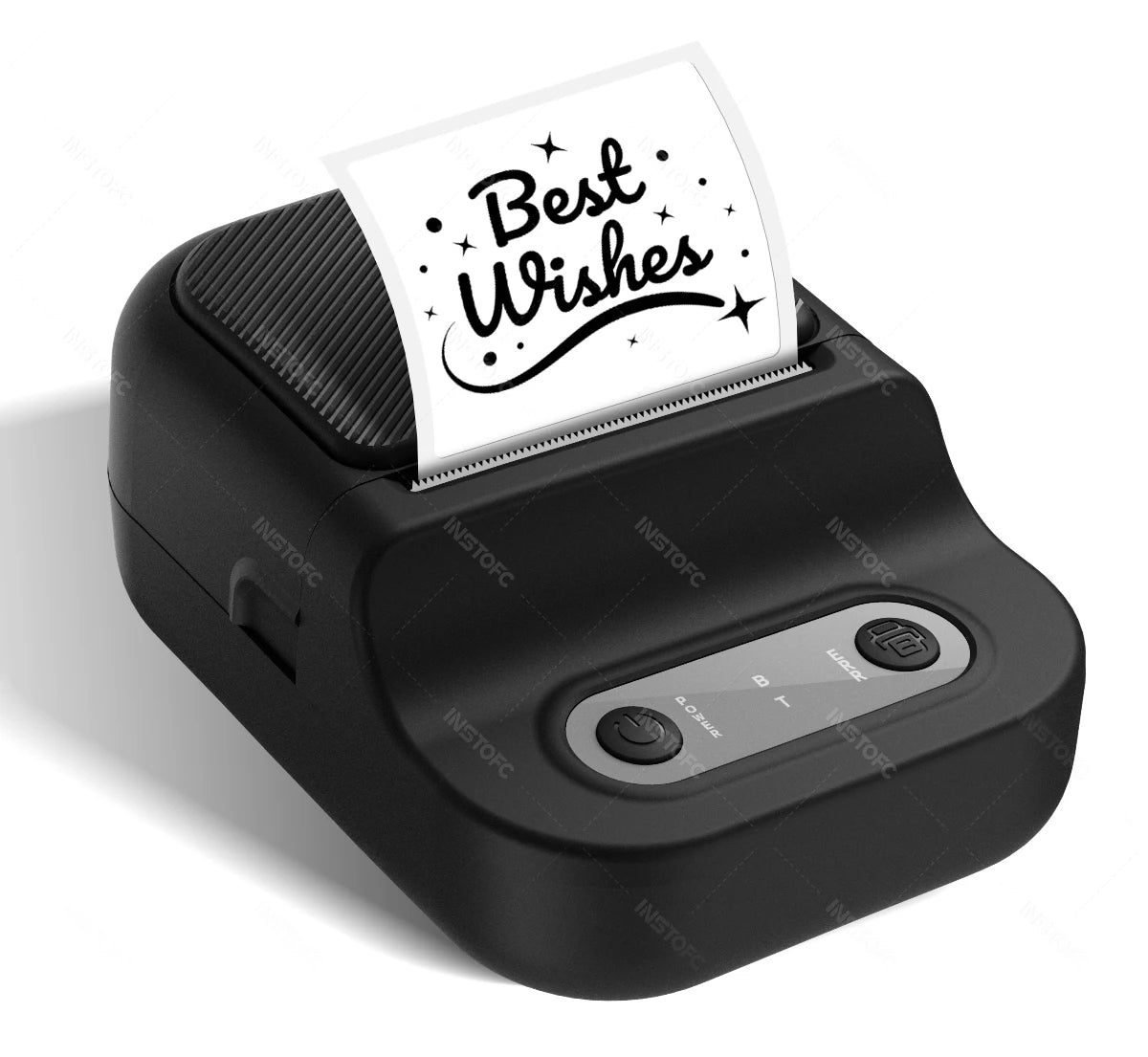 Support 12-57mm Width Mini Thermal Label Printer Self-adhesive Paper Portable Inkless Printer Bluetooth Sticker Tag Label Maker