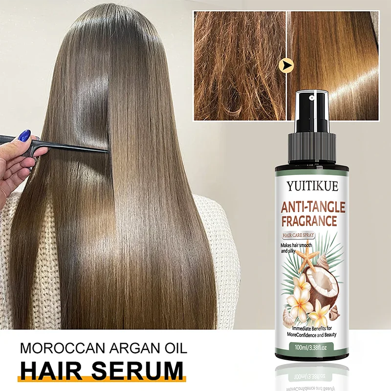 YUITIKUE Anti-Tangle Fragrance Hair Care Spray | For Smooth & Silky Hair | Immediate Frizz Control & Gentle Daily Styling 100ml