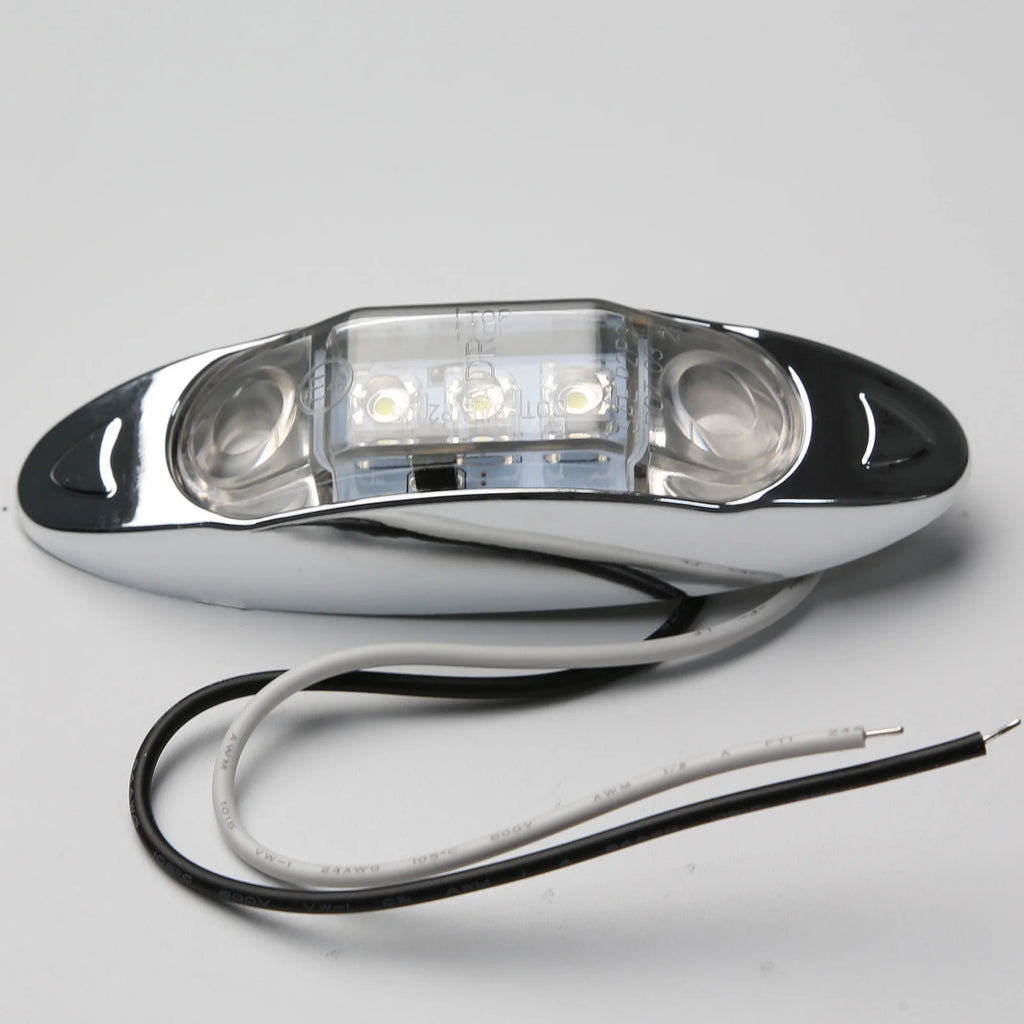 10PCS Universal LED Clearance and Side Marker Lights Piranha styling for Trucks Trailers Boats Cars Bus 12-24V Tail Indicators