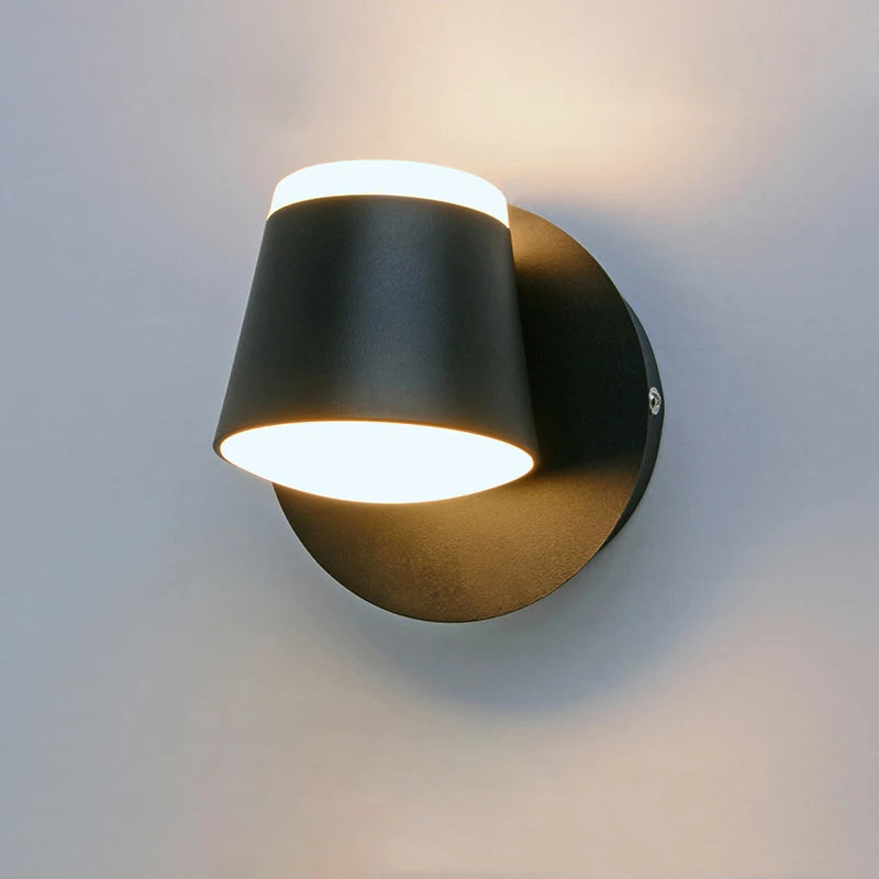 Indoor Home 8W LED Wall Light Wall Mounted Rotation Ceiling LED Wall Lamp Aisle Corridor Living Room Bedroom Reading Lights
