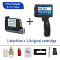 Phezer 12.7mm P17 Handheld Inkjet Printer and Yellow Ink Label Printer 28 Languages Date Number Expiry Date Logo QR Bar Batch