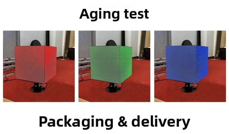 P2.5-P4 Indoor 3D Cube LED Display – 4/5-Sided HD Video Walls