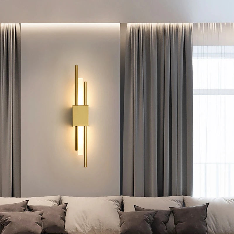 Modern Led Wall Lamp Indoor Lighting Nordic Decoration Wall Lights Living Room Corridor Bedroom Bedside Sconces Bathroom Mirror
