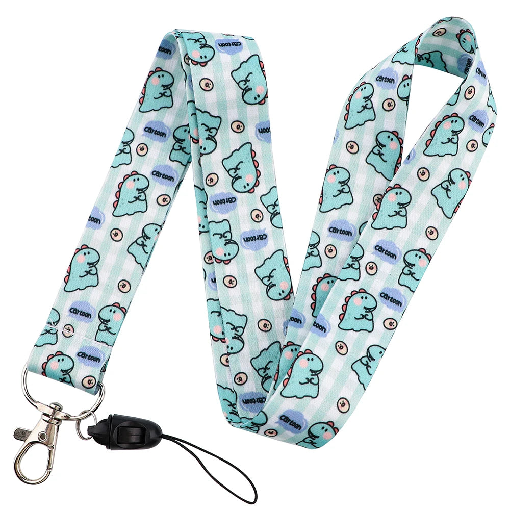 100 Designs Cute Art Lanyard for Keys Chain Badge Holder ID Credit Card Pass Hang Rope Lariat Mobile Phone Charm Accessories