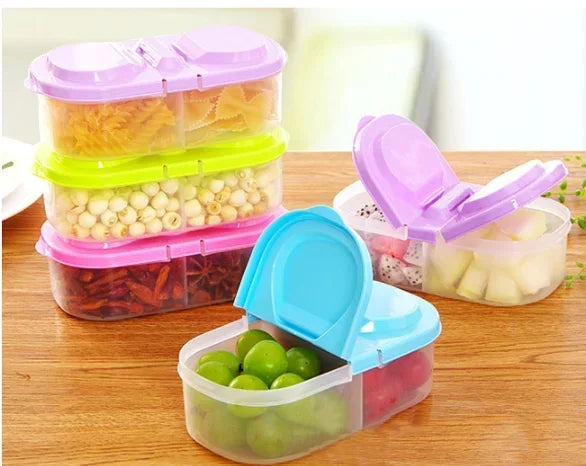 High Quality Food Container Portable Lunch Box Capacity Camping Picnic Food Fruit Container Storage Box for Kids Dinnerware