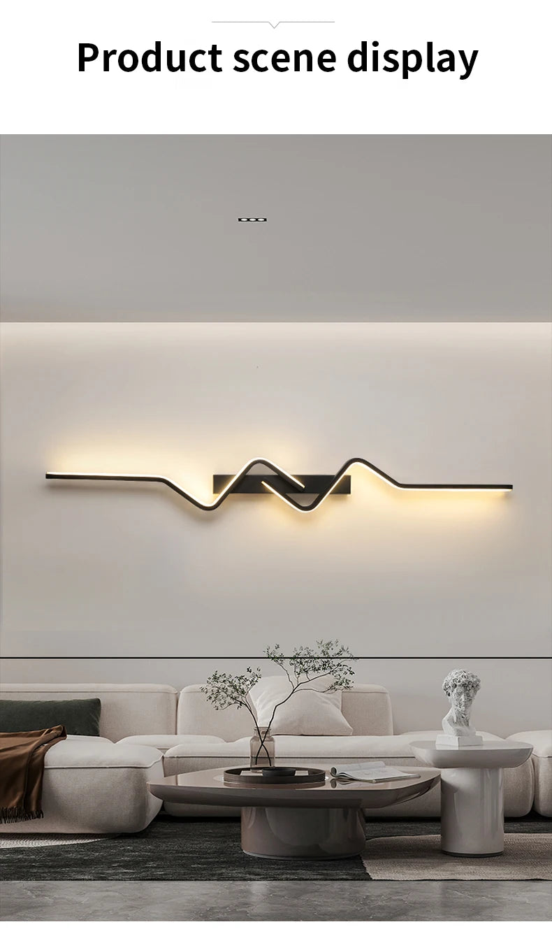 Modern Stairs Wall Light Nordic Living Room lights For Wall Sconce Ceiling Light Home Decor Lighting Fixtures Long Decor ghts
