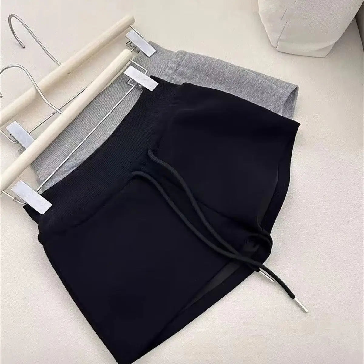 Drawstring Casual Sports Shorts For Women High Waist Solid Summer Short Pant Female Yoga Running Outfit Clothes Korean Hot Pants