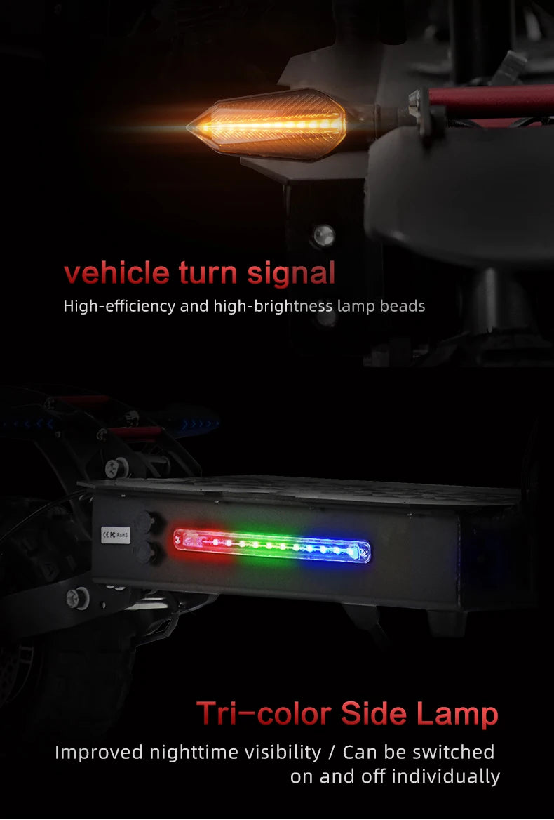 Updated S3-11 100-120KM Range Foldable Electric Scooters Adult 6000w 40AH dualtron elektroroller 11 inch Offroad Tire e scooter