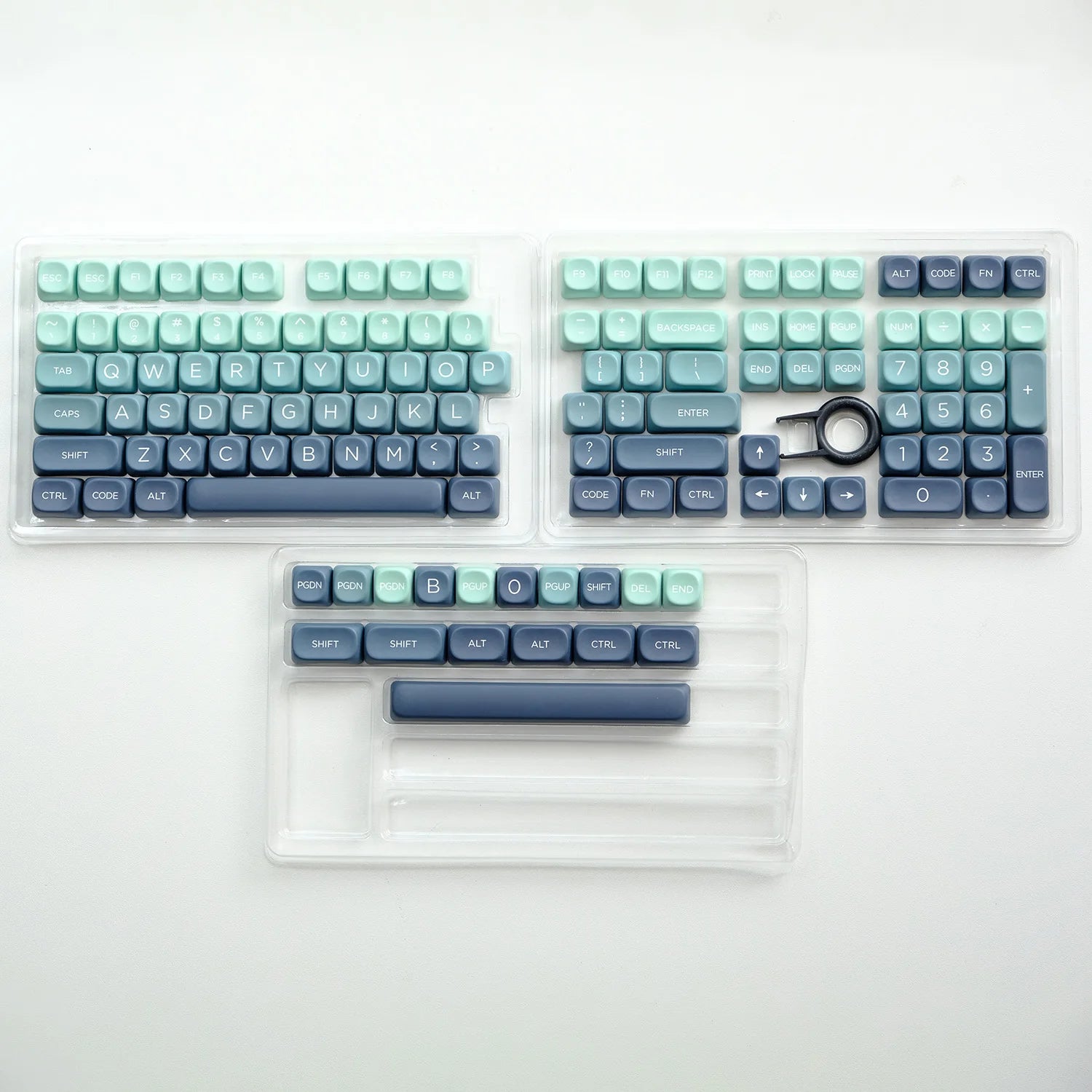KYOMOT 125 Keys Botanical Garden Keycaps MOA Profile PBT Dye Sub Gradient Keycaps For MX Switches DIY Mechanical Keyboard Gifts