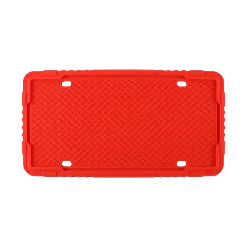 For Infiniti Car Silicone License Plate Frame Kit Detachable Waterproof Antirust Number Plates Holder Bracket for US Canada Auto