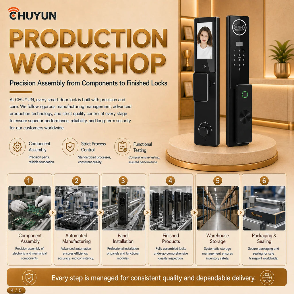 Tuya Smart WiFi Door Lock with Face Recognition Fingerprint Password IC Card Digital Keyless Entry