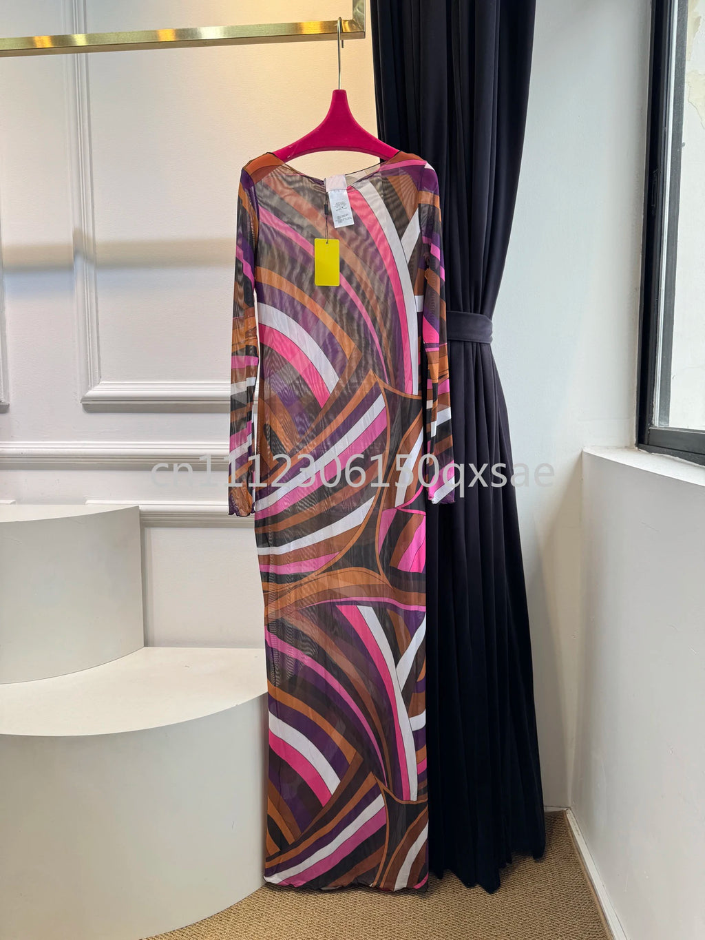 2026 Fashion Design Women's Brown Dresses with Letter Signature Logo Classic Brand Lady Skirts Beachwear Swimwear