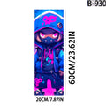 1 large colorful dark cute cool boy scooter sticker, scooter sticker, scooter DIY decorative sticker/skateboard body personalize