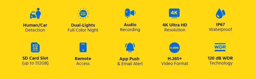 ANNKE 4K Ultra HD POE Video Surveillance System 8CH H.265+ NVR With 12MP Security Cameras CCTV Kit Audio Recording 8MP Ip camera