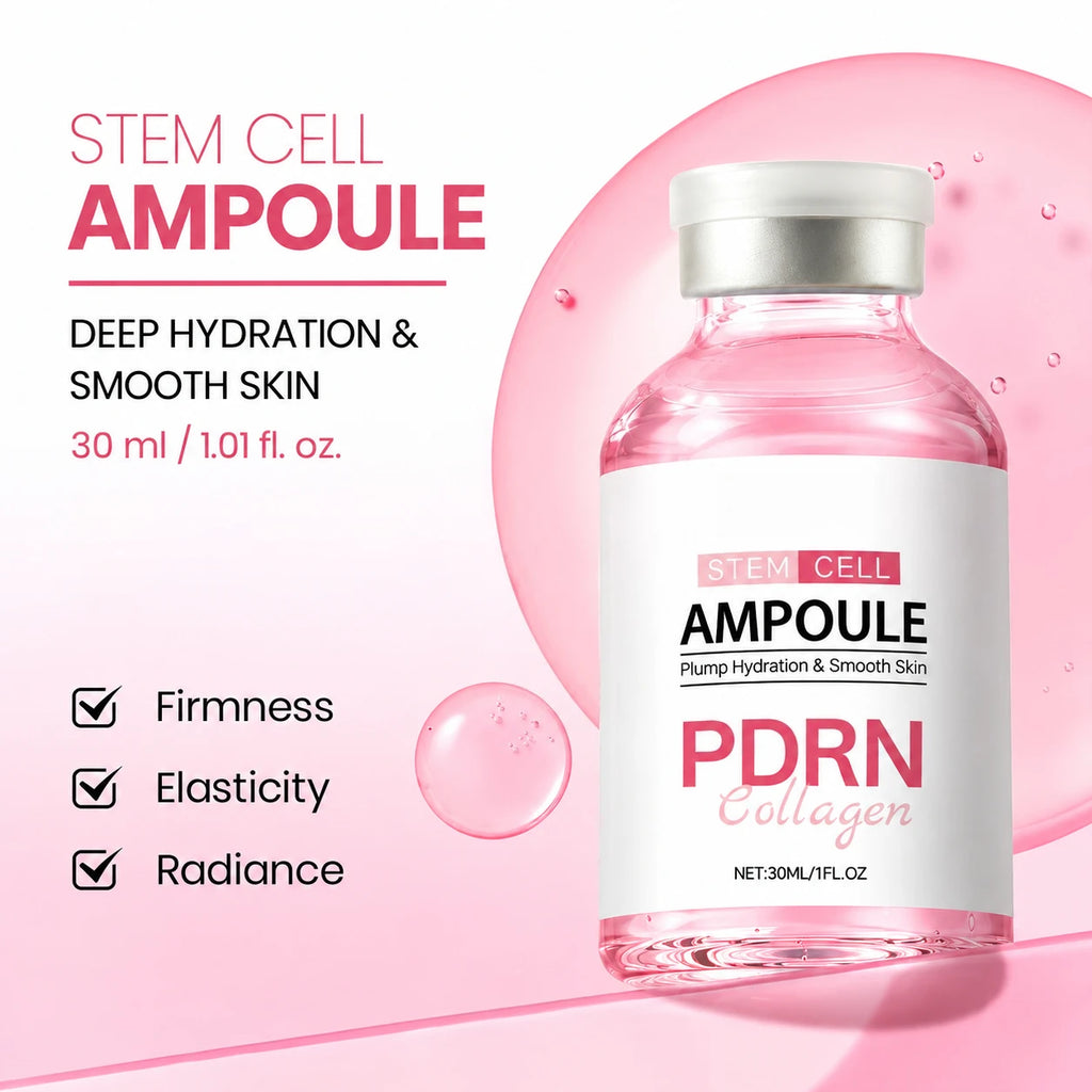 PDRN Stem Cell Ampoule Serum Collagen Anti-Aging Moisturizing Firming Brightening Reduce Fine Lines Facial Skin Care
