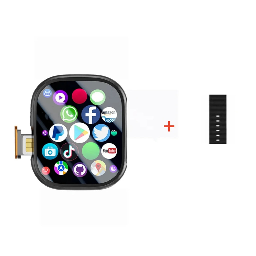 Original DW100 Pro+ Ultra Touch ID Smartwatch with Fingerprint Unlock 2.29'' AMOLED Screen 1580mAh Battery 180° Rotating Camera