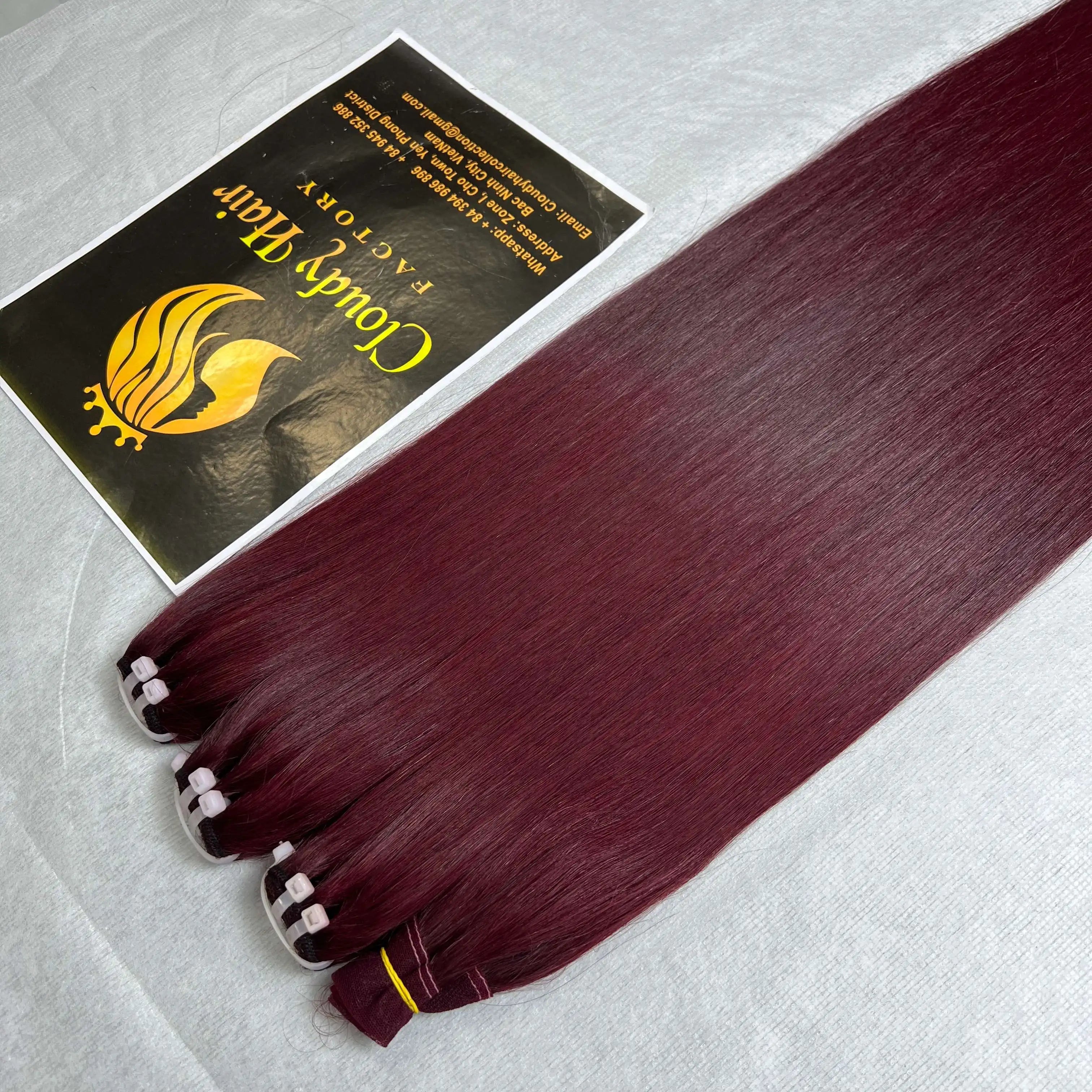 Vietnamese Hair 100% Raw Human Hair Extensions Fast Shipping Natural Styles Bone Straight Bundles Wholesale Price