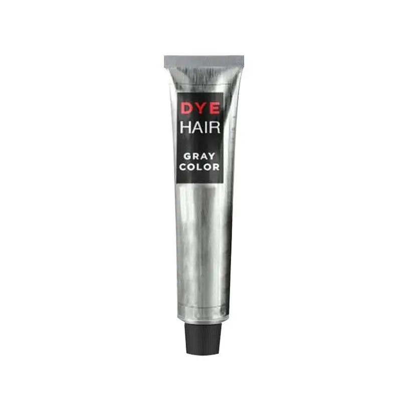 Gray Color Hair Dye Cream Unisex Smoky  Punk Style 100ml Light Grey Silver Permanent       s
