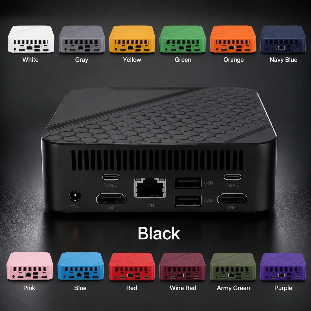 HOT Intel Core i9 10980HK Mini PC Windows 11 UHD Graphics Pocket Computer 16GB RAM minipc WiFi6 1TB 2TB SSD Desktop Gaming