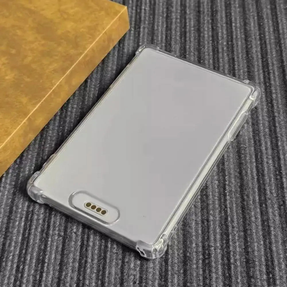 For XTEINK X3 E-Book Transparent TPU Case Full Coverage Airbag Shockproof Protective Cover Anti-Scratch Anti-Drop Soft Shell
