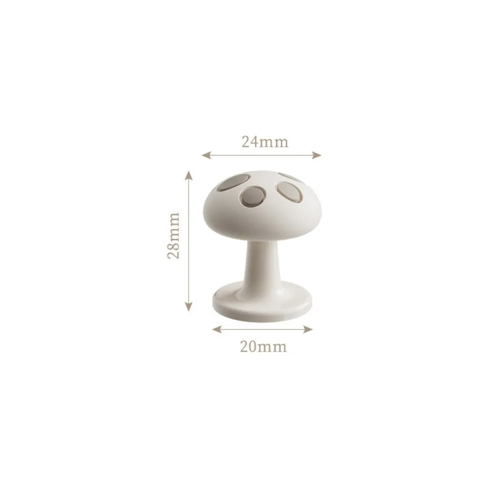 Mushroom Shaped Toilet Press Button Adhesive Creative Toilet Tank Press Button Multifunctional Nail Protector