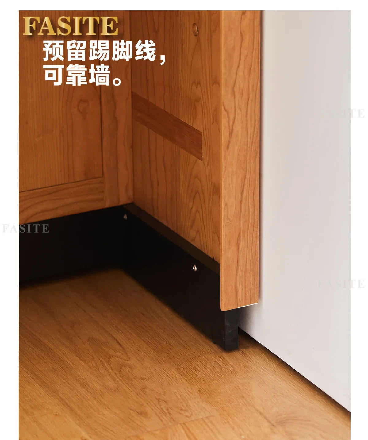 Solid wood island table retractable small apartment open integrated bar cabinet rock locker
