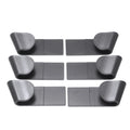 6/12 PCS Pot Lid Holder Self Adhesive Punch Free Holder for Pan Pot Cover Rack Plastic Kitchen Storage Rack Kitchen Organizer