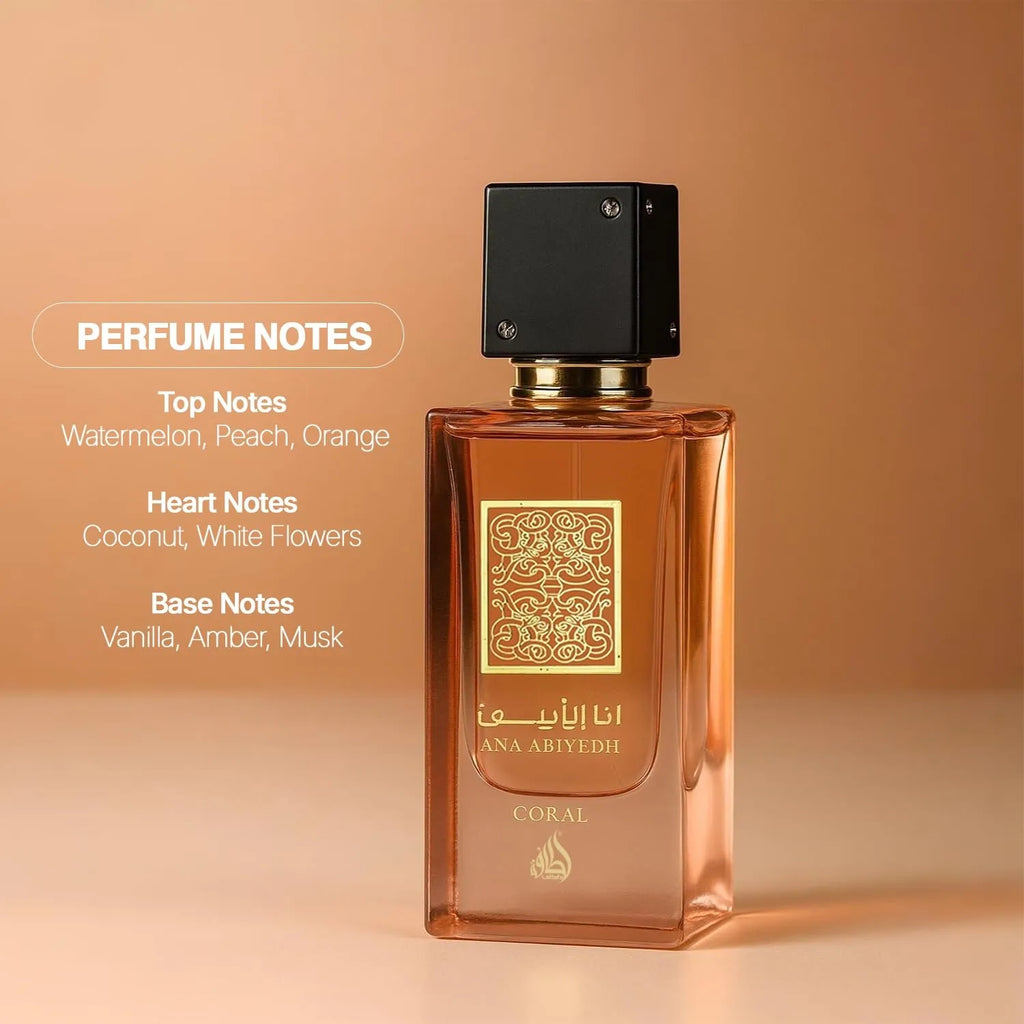 Ana Abiyedh Coral for Unisex Eau de Parfum Spray, 2.0 Ounce / 60 ml