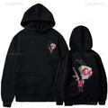 Happy Gir Classic Hip Hop Cool Thermal Hoodie Invader Zim Gaz Membrane Animated Leisure Tracksuit Autumn and Winter Fleeces