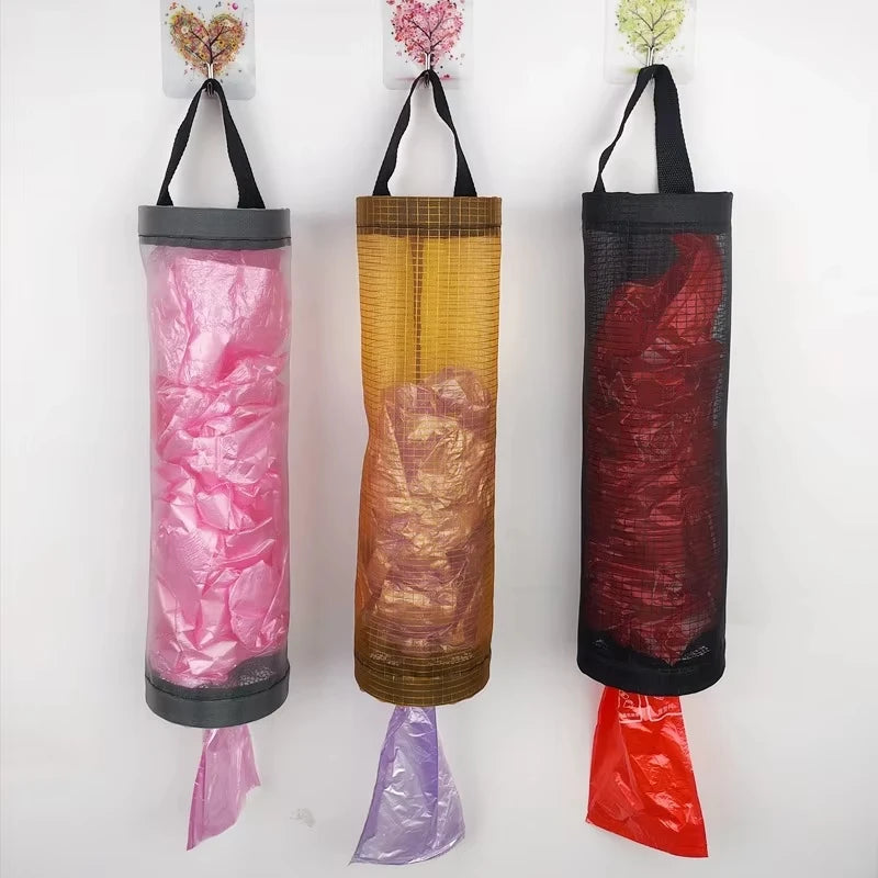 Kitchen Organizer Garbage Bag Storage Basket Garbage Organizer Plastic Bag Holder Garbage Collection Storage Kitchen Accessories