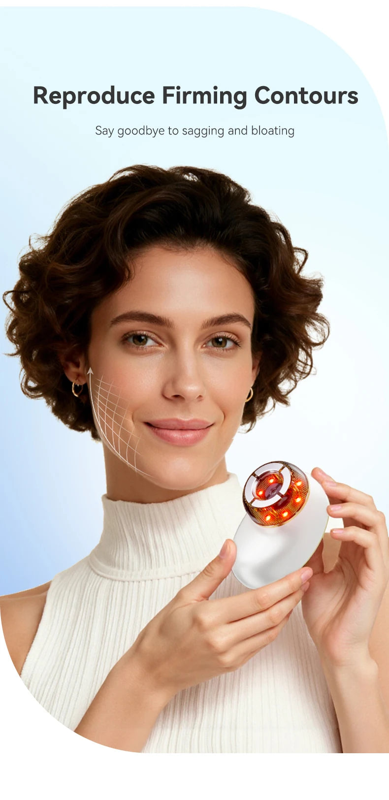 EMS Body Sculpting Massager 7 Color LED Vacuum Suction Anti Cellulite Machine Face Body Skin Firming Shaping Beauty Device