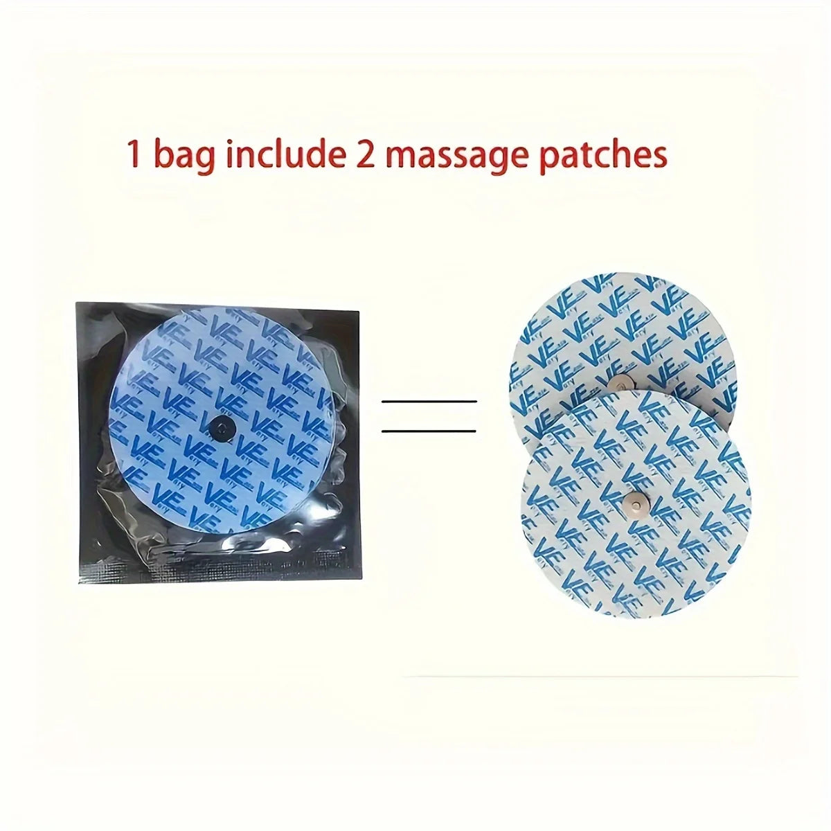 1 Portable Home Body Beauty Machine with Exercise Belt 2 Massage Stickers for Fat Burning Body Sculpting and Weight Loss Massage