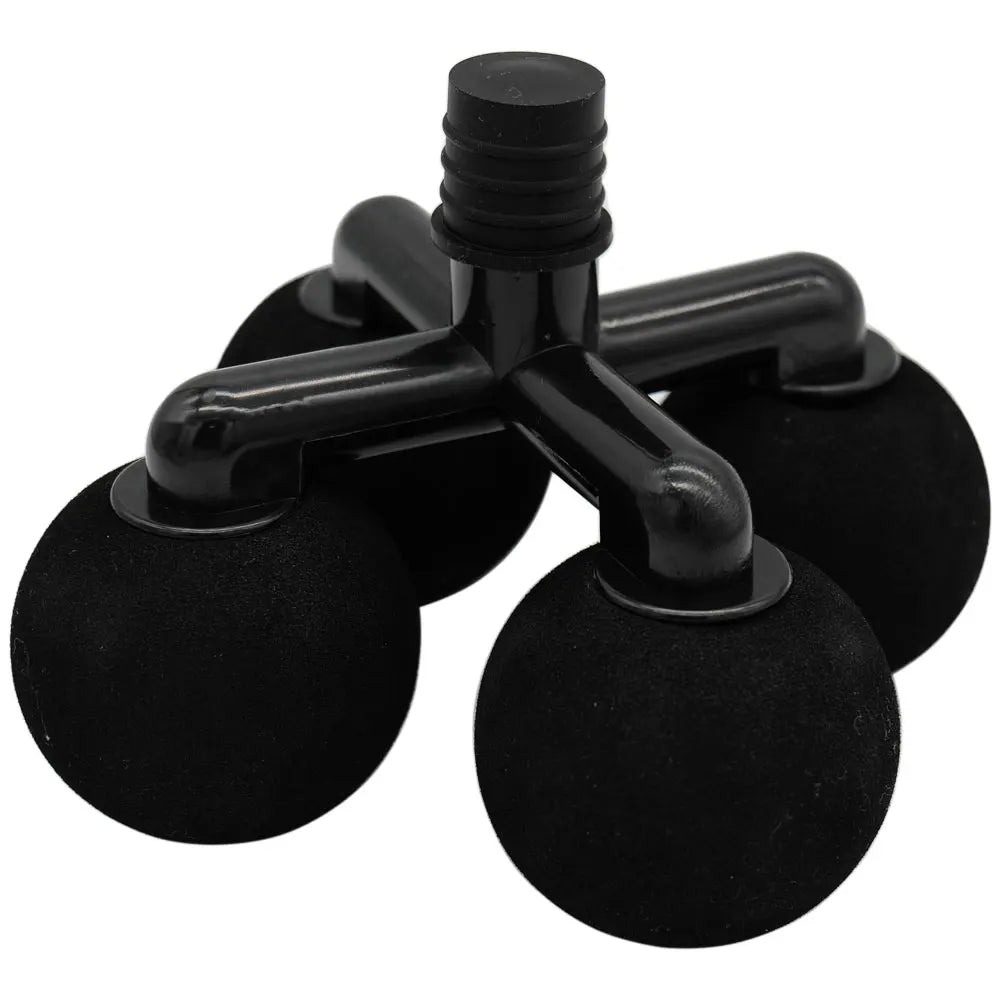 Fascia Gun Creative Massage Head with 4ball, Plastic Accessories MassageHead, Muscle Massager Head, Deep Tissue Massager Replace
