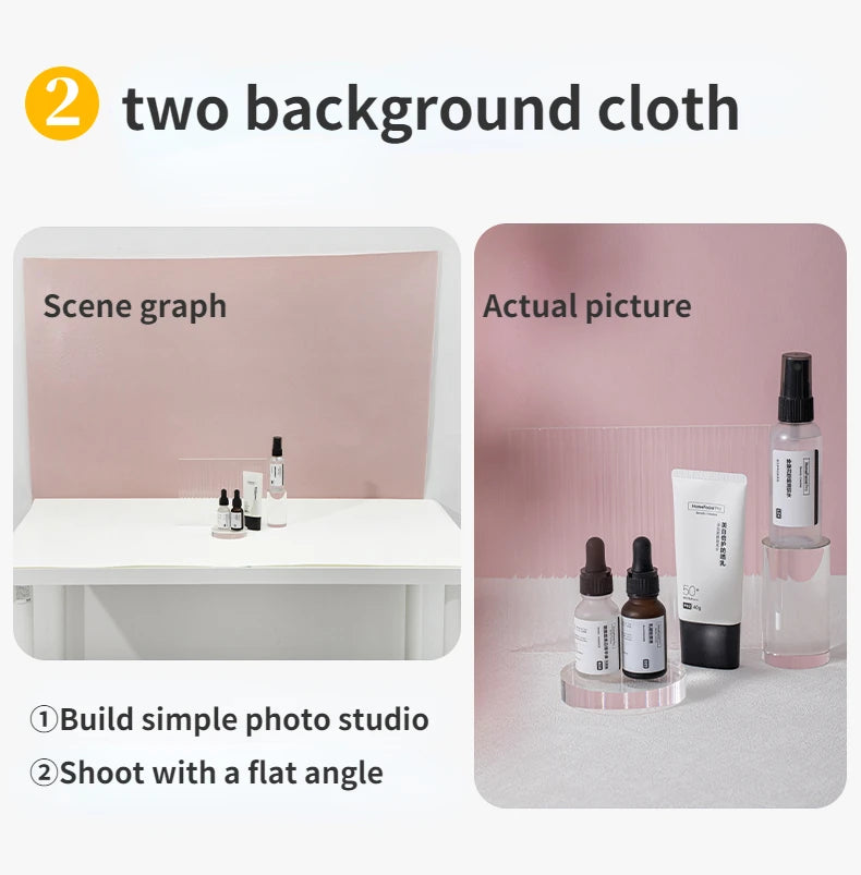 Texture Background Cloth Backdrops Photo Studio Shooting Props Photography Diatom Mud Advanced for Tiktok Live 50*70/56*100cm
