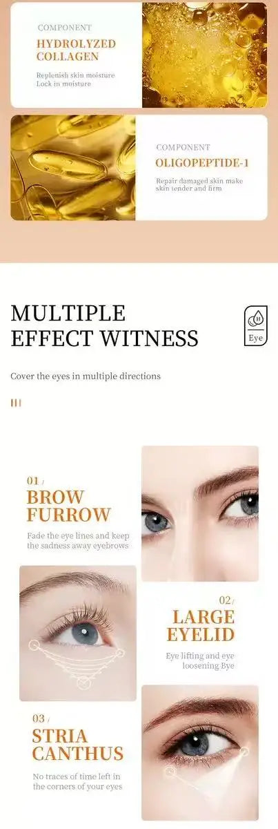 60 pieces of SADOER multi combination collagen eye mask, anti dark circles, eye bags removal, moisturizing, firming, eye patch,