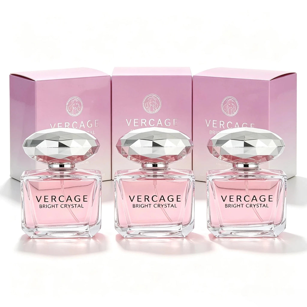 Luxury JEAN MISS Perfume for Women, Elegant Teardrop Bottle with Crystal Diamond Cap, Romantic Floral Long Lasting Eau de Parfum