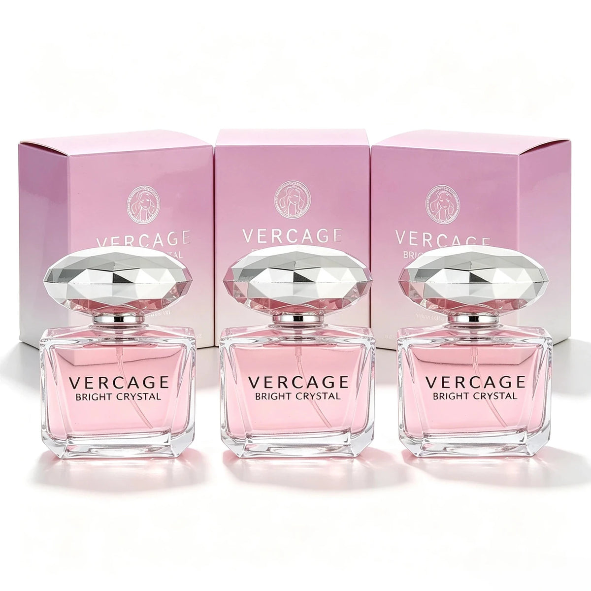 Luxury JEAN MISS Perfume for Women, Elegant Teardrop Bottle with Crystal Diamond Cap, Romantic Floral Long Lasting Eau de Parfum