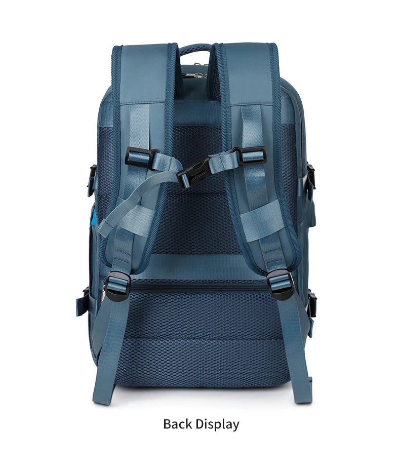 Large Travel Backpack for Women Men Cabin Bag Multifunctional Airplane Waterproof Backpack with USB Charging Anti-Theft Backpack
