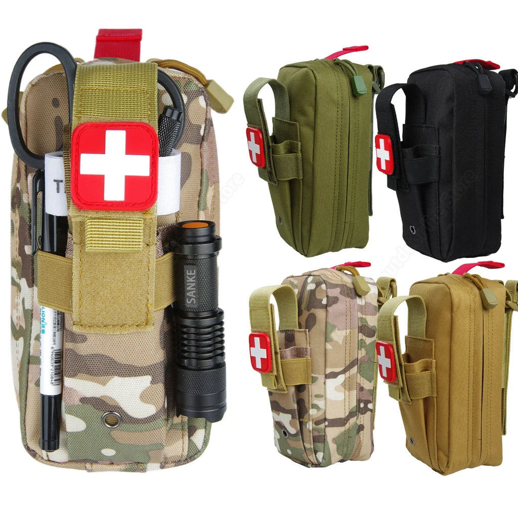 Emergency Survival Kit Gear First Aid Kit Admin Pouch EMT Camping Gear Tactical Trauma Molle EDC IFAK OUTdoor Tools