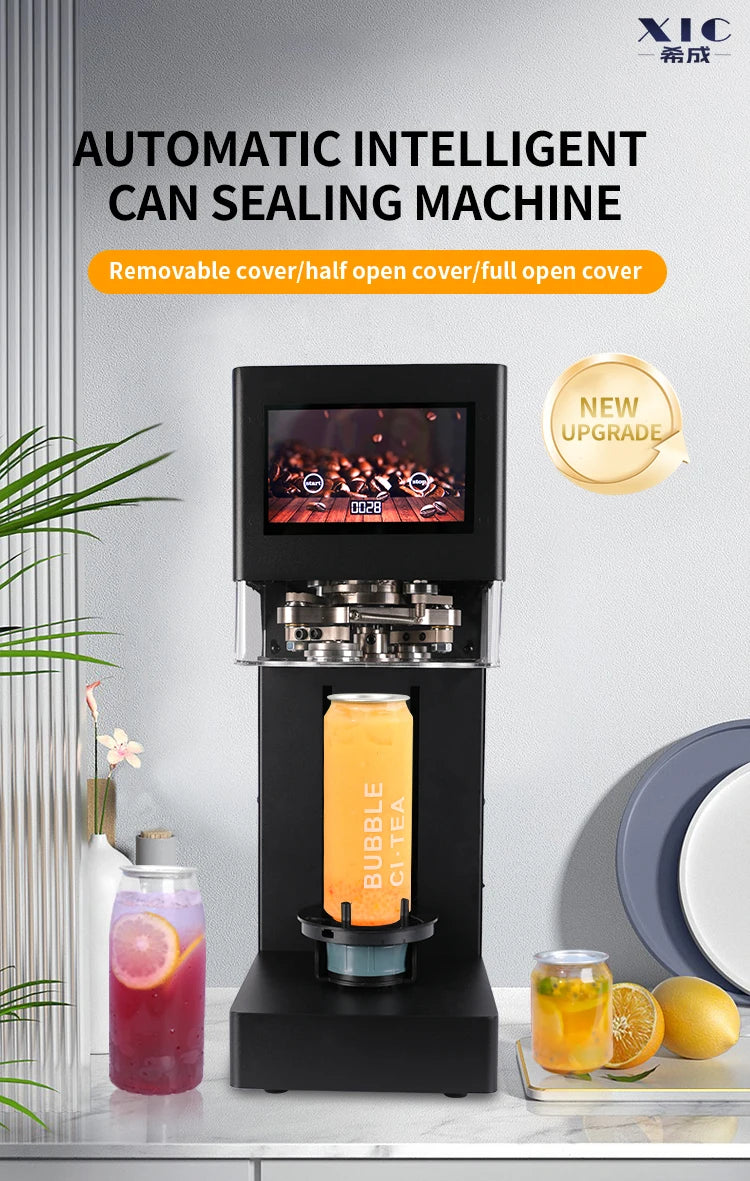 Commercial New Product Portable Beverage Can Sealing Machine Beer Juice Coffee Canning Closing Sealing Machine