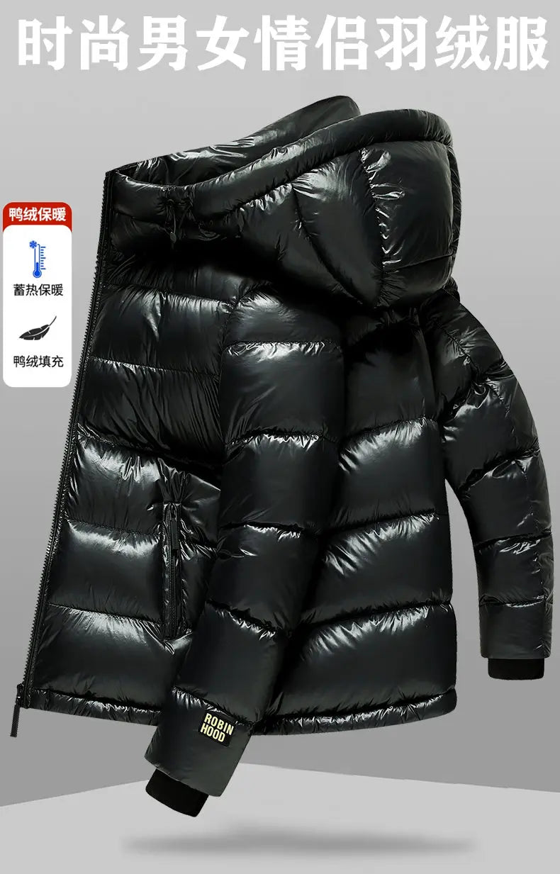 Autumn Winter 90% White duck down New Style Men Down Jacket With Detachable Sleeve Men's Puffer Coat