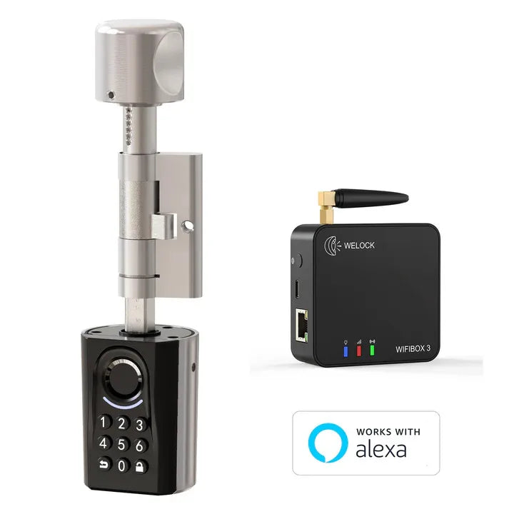 WELOCK TOUCA51 Smart Lock Fingerprint & Keypad Entry, Keyless Door Lock for Home/Office