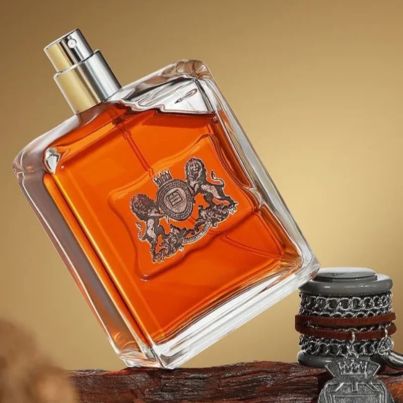 Russian Popular Sandalwood Men's Perfume,luxury Wild Captivating Leather And Cedarwood Notes Perfume,with Amber/musk/ebony Woody