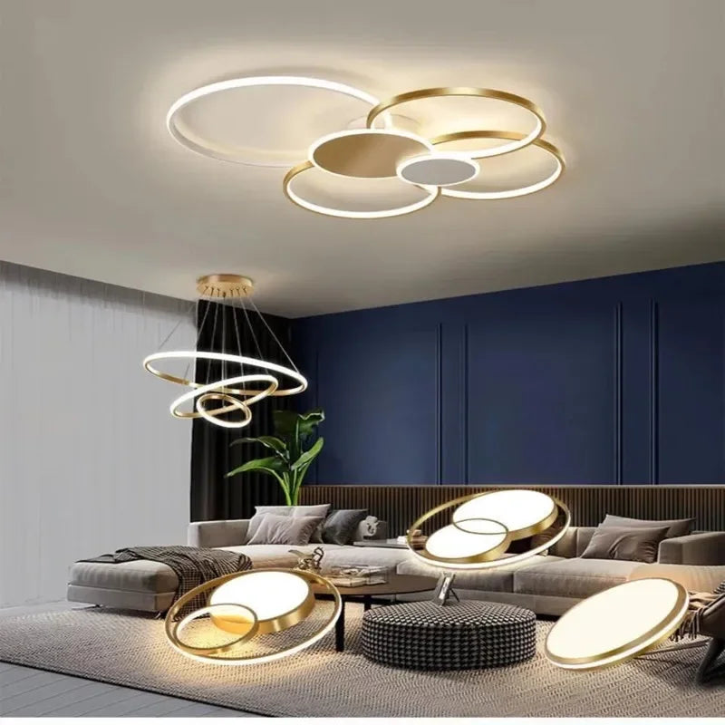 New Modern LED Ceiling Lights For Living Room Chandelier Bedroom Kitchen Ceiling Lamp Modern Apartment Hotel Chandelier Lighting