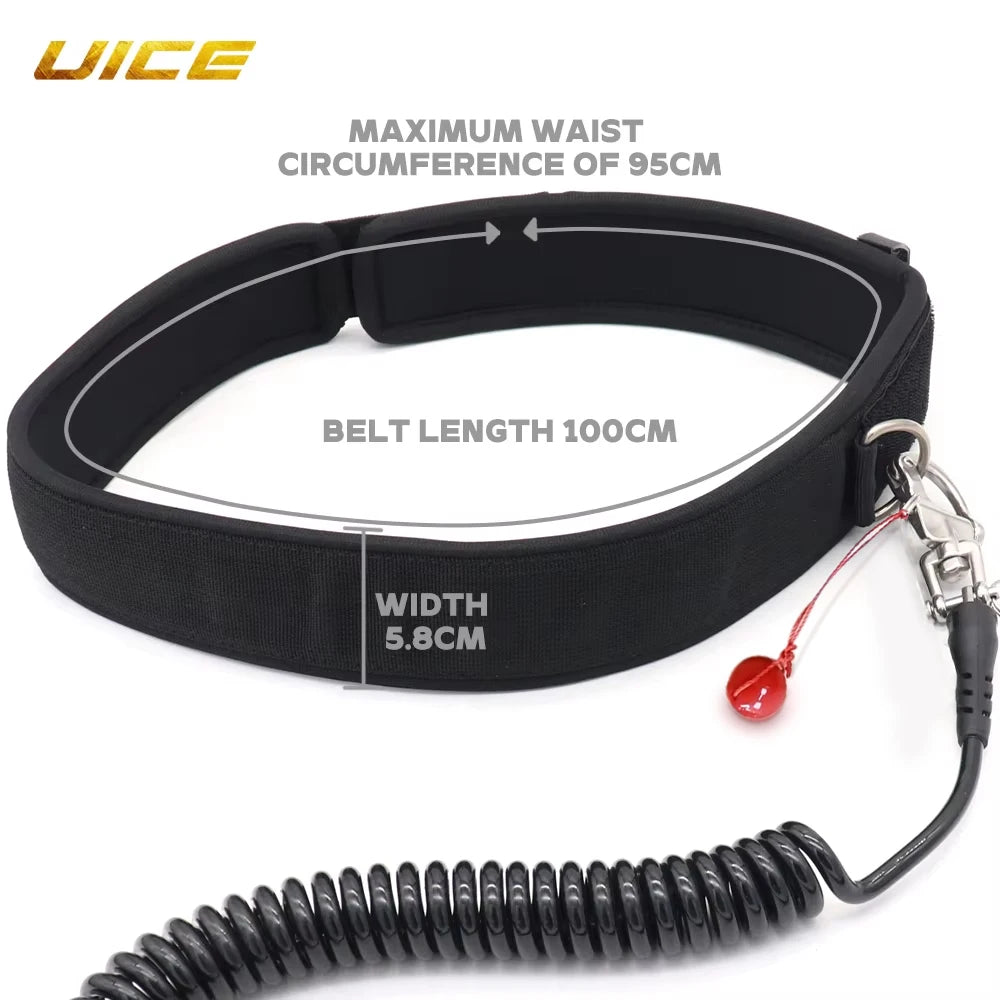 SUP Board Hydrofoil Rope Release Waist Leash Surfboard Leash Adjustable Quick Release Waist Rope For Surfboard Accessory