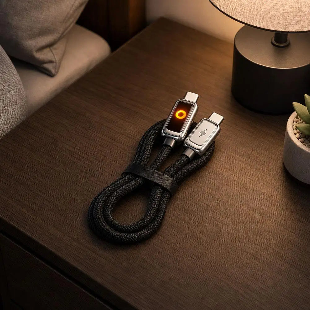 PD 100W USB C Cable 2M Super Fast Charge Self Automatic Power Off Usb A Or Type C To C Cable For iPhone 18 17 16 Xiaomi Sumsang