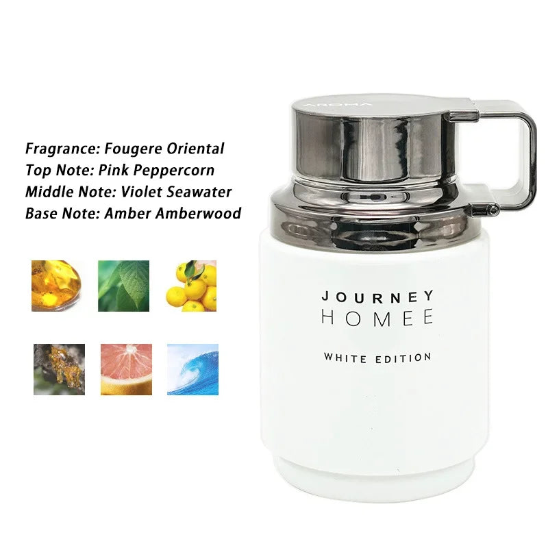 Luxury Unisex Eau De Parfum Spray,Oriental Floal Fruity Woody Scent Perfume Spray,Vanilla/Leather/Musk/Citrus Men Fragrance Mist
