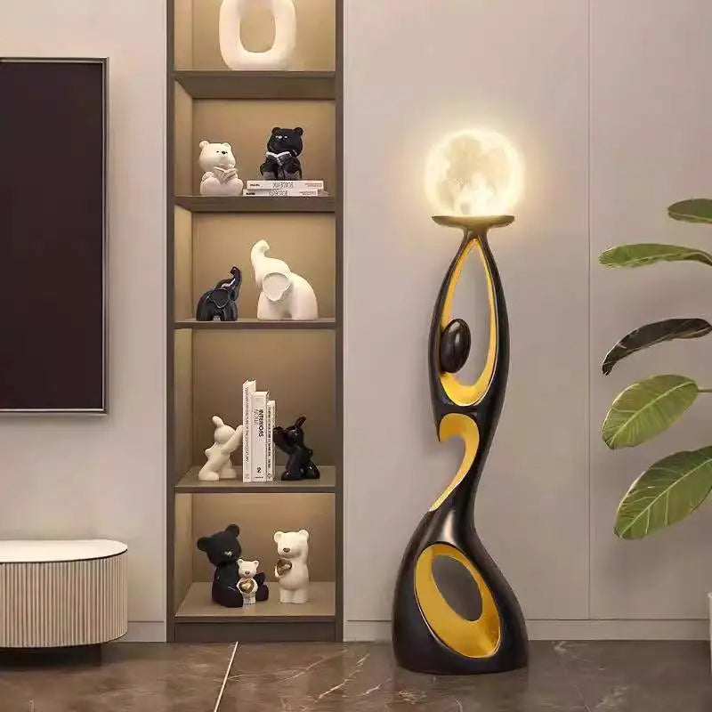 Modern Simple Creative Human-shaped Floor Lamp Next to the Living Room Sofa Light Luxury Bedroom Medieval Atmosphere Lamp