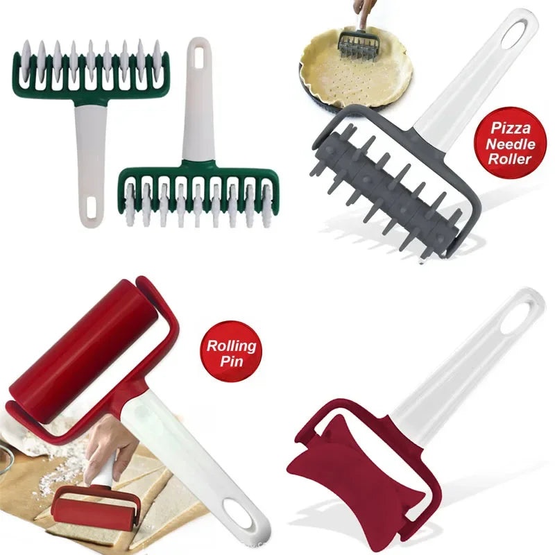 Noodles Cutter Kitchen Tool Roller Dockers Dough Cutter Plastic Noodle Knife Pasta Instant Noodles Maker kitchen gadgets baking