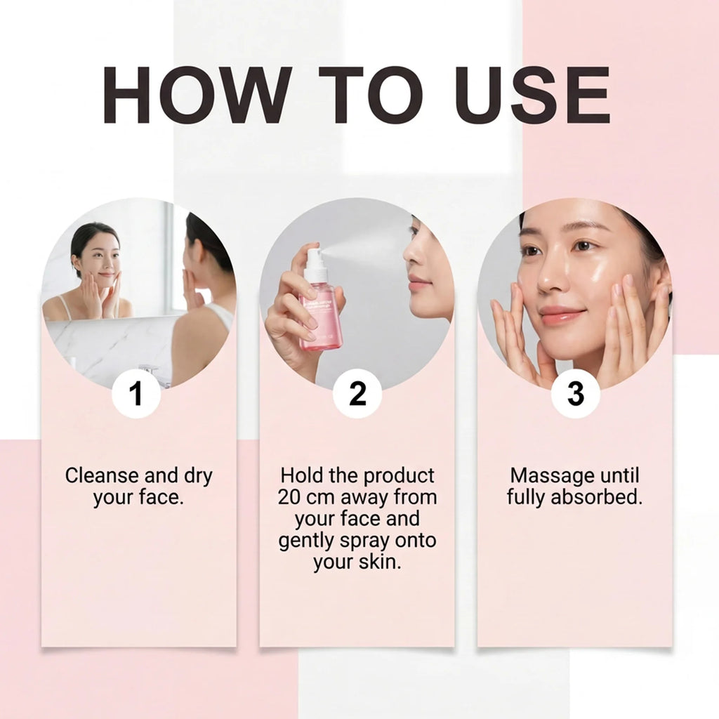 Collagen Peptide Jelly Mist Serum Facial Rejuvenation Deep Hydration Moisturizing  Firming Plumping Refreshing Face Care Mist